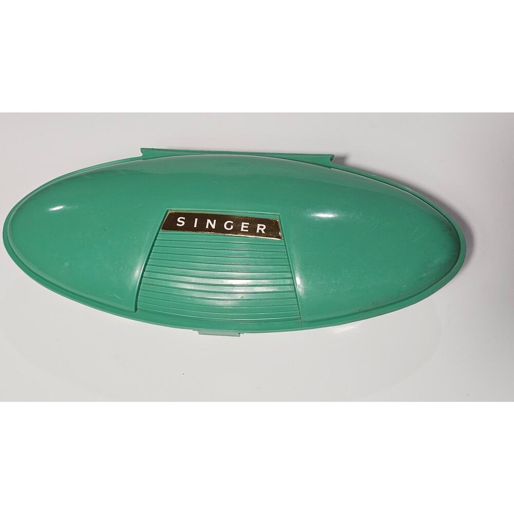 Vintage Singer Buttonholer Atomic Mint Green 1960